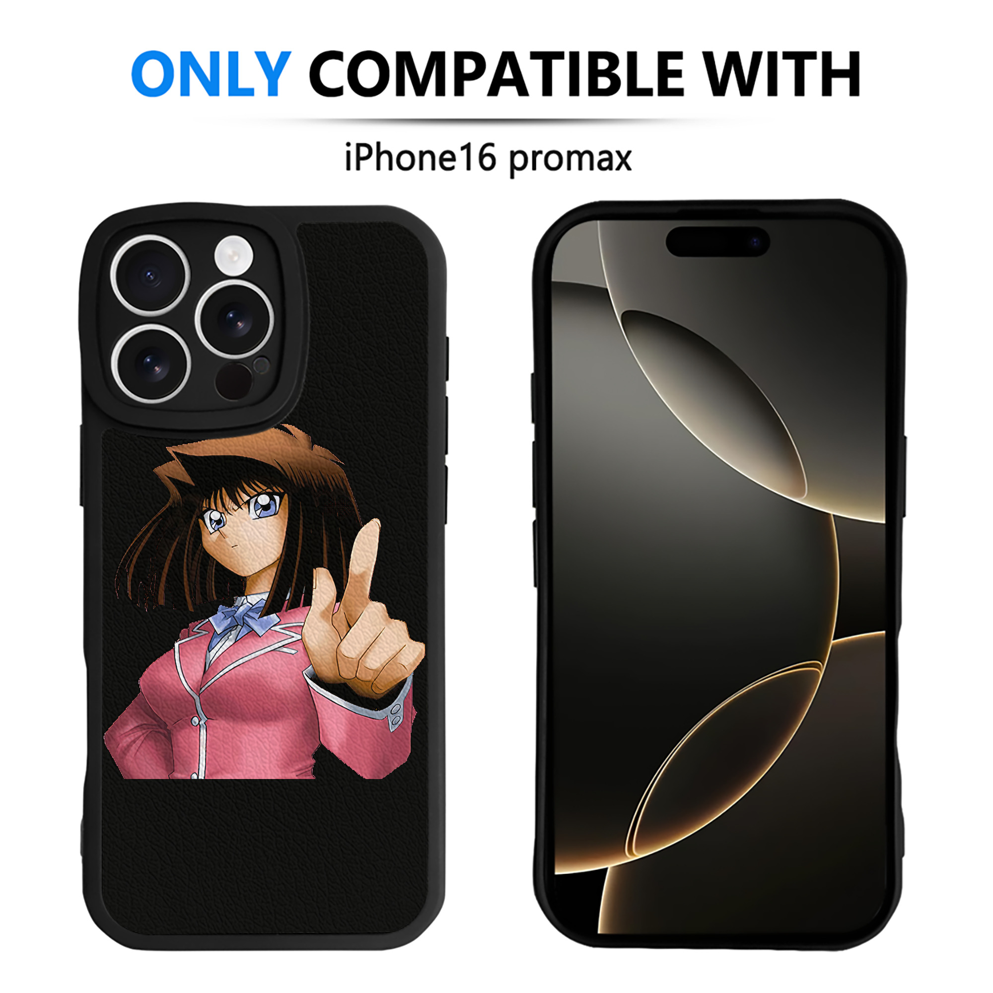 遊☆戯☆王 Yu-Gi-Oh! 【iPhone 16シリーズ対応】シリコンスマホケース（レザー調） 材質：シリコン